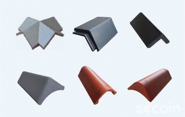 Accessories colored roof tile